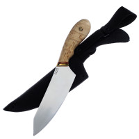 Нож Кухонный средний, сталь Х12МФ, карельская берёза Нож Кухонный средний, сталь Х12МФ, карельская берёза