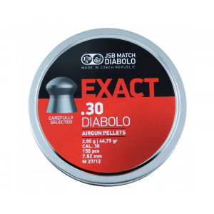 Пули JSB Exact Diabolo 7,62 мм, 2,9 грамм, 150 штук
