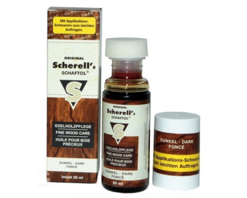 Средство для обработки дерева Klever-Ballistol Scherell Schaftol, 50 мл (тёмное)