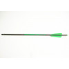 Стрела арбалетная карбоновая Centershot Toxic Carbon 16" Half Moon Nock