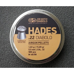 Пули JSB Hades Diabolo 5,5 мм, 1,03 грамм, 500 штук